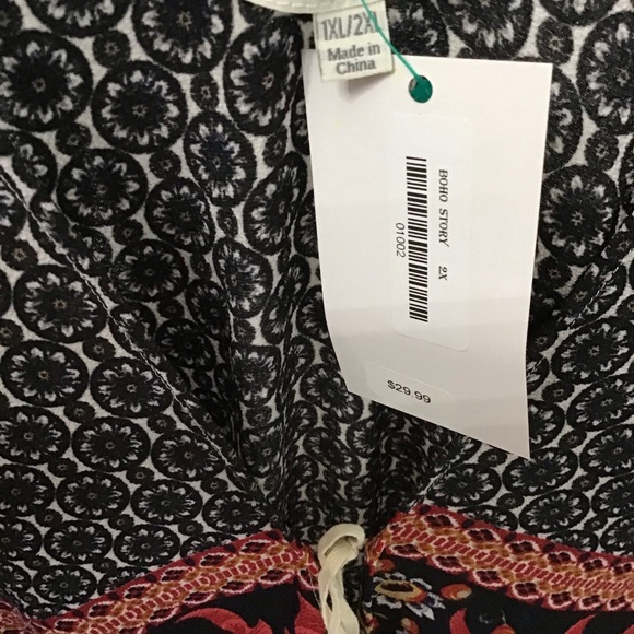 ππBoho-Chic Umgee Fringed Shawl - Picture 8 of 8